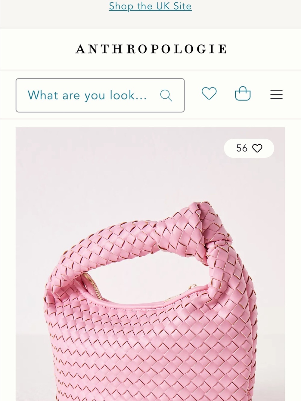 Melie Bianco Pink Woven Knot-Handle Mini Bag - Picture 8 of 9